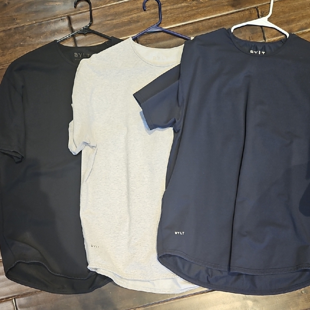 Men's Navy and Gray Shirts